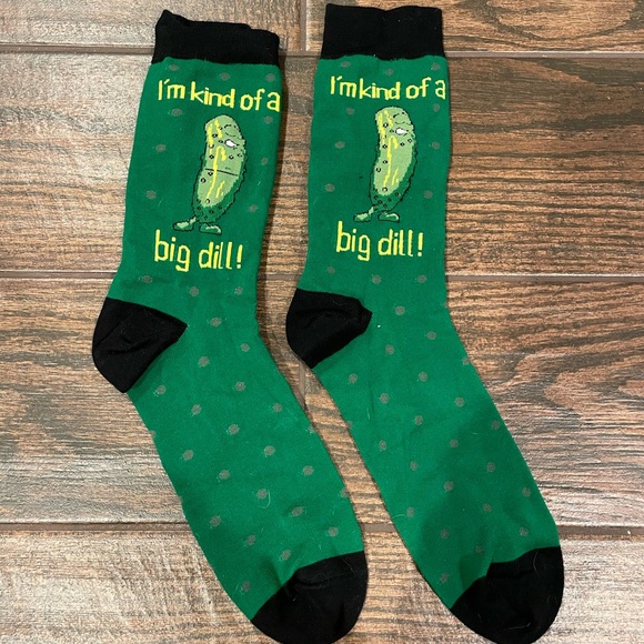 Other - “I’m kind of a big dill” dill pickle socks